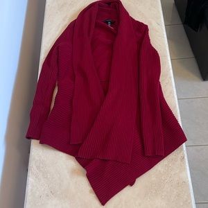 White House Black Market red cardigan. NWOT NEVER WORN XSP excellent condition